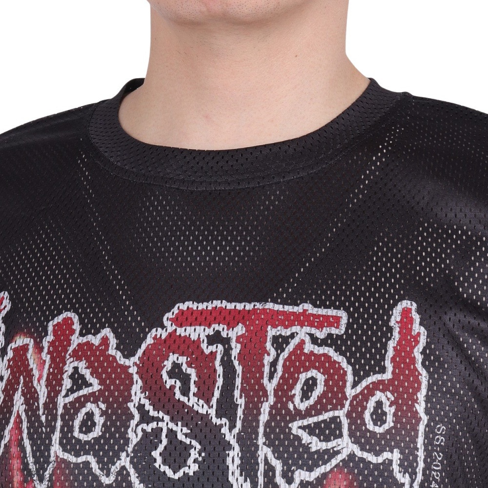 WASTED PARIS（WASTED PARIS）（メンズ、レディース）Blind メッシュ クルーネック Tシャツ 2411-07213-00304