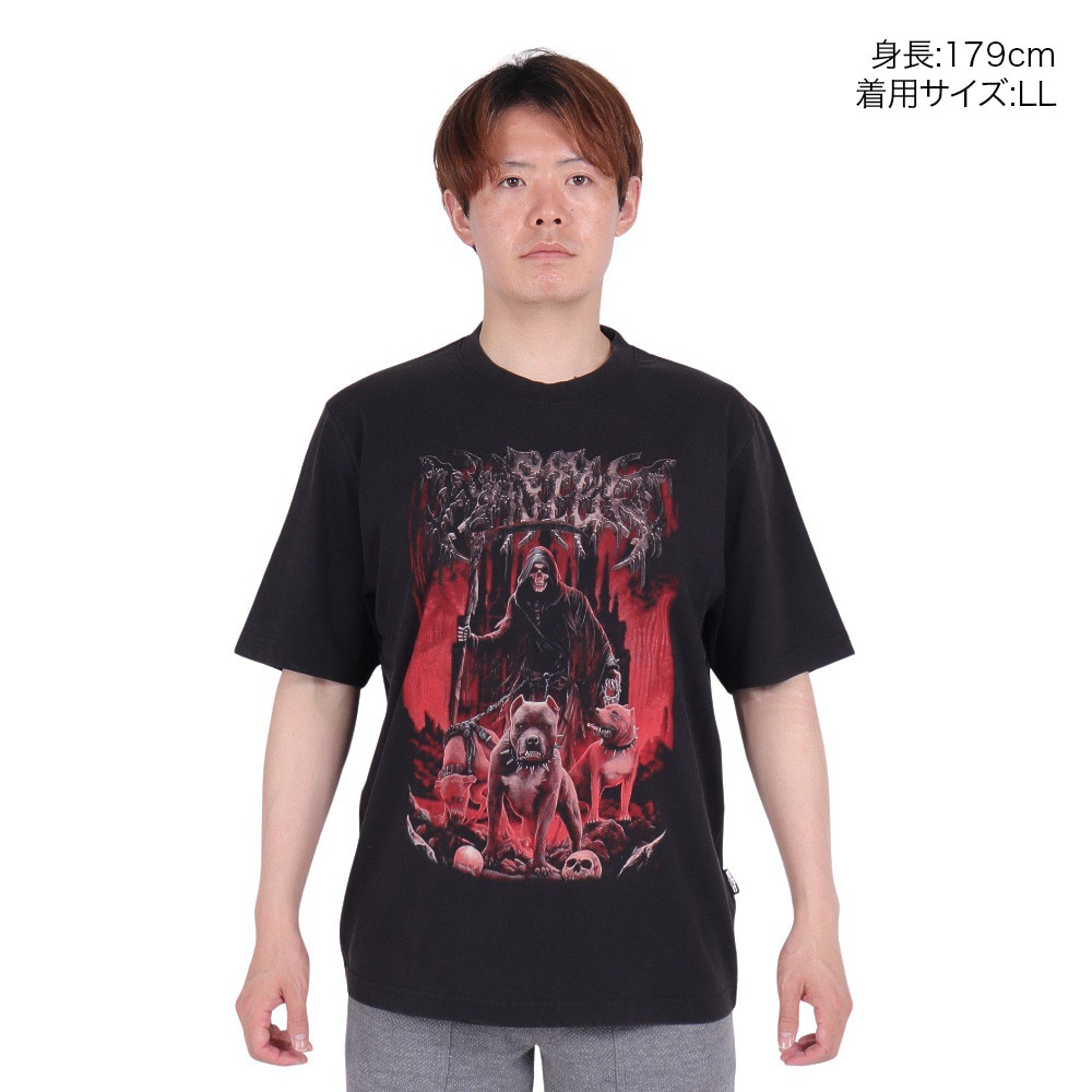 WASTED PARIS（WASTED PARIS）（メンズ）半袖Tシャツ HELL GATE 2411-07213-05204