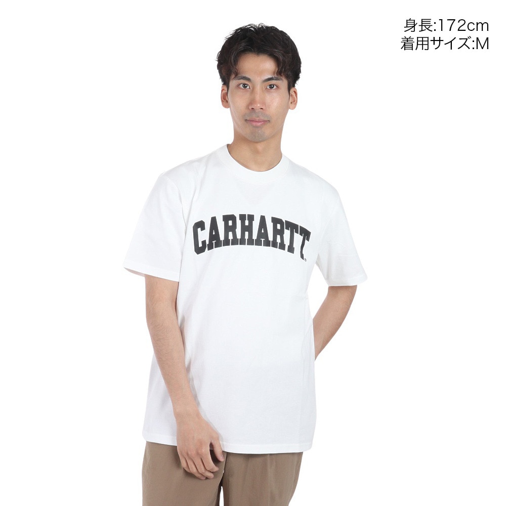 カーハート（CARHARTT）（メンズ）半袖Tシャツ UNIVERSITY I02899000AXX