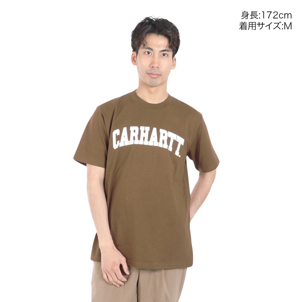 カーハート（CARHARTT）（メンズ）半袖Tシャツ UNIVERSITY