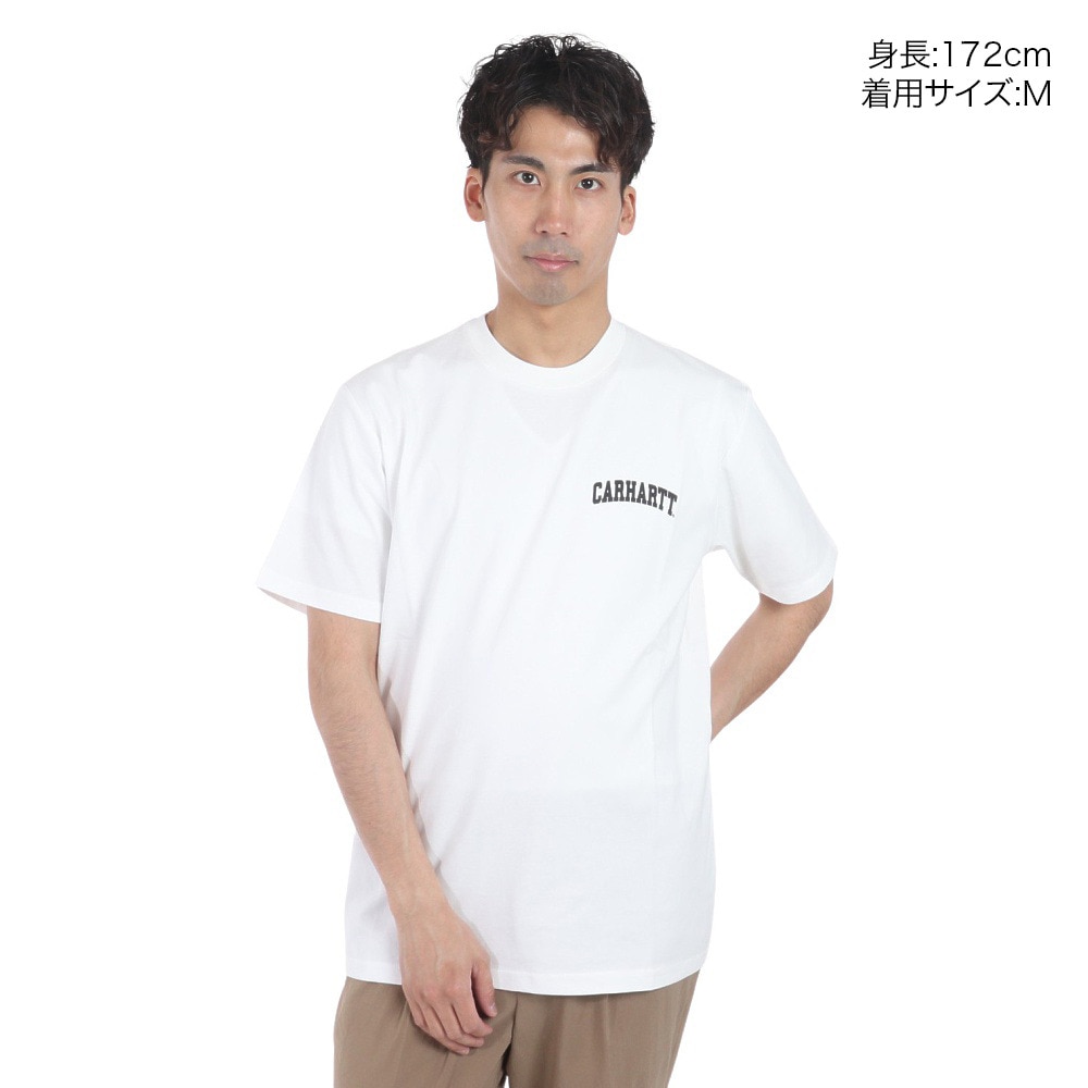 カーハート（CARHARTT）（メンズ）UNIVERSITYSCRIPT 半袖Tシャツ I02899100AXX