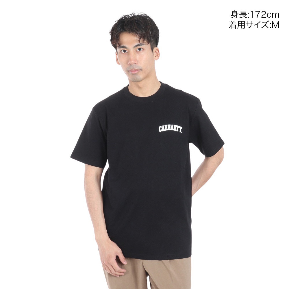 カーハート（CARHARTT）（メンズ）UNIVERSITY SCRIPT 半袖Tシャツ I0289910D2XX