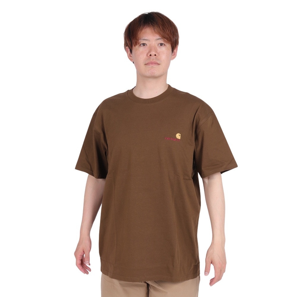 カーハート（CARHARTT）（メンズ）ショートスリーブ AMERICAN SCRIPT Tシャツ I0299561ZDXX