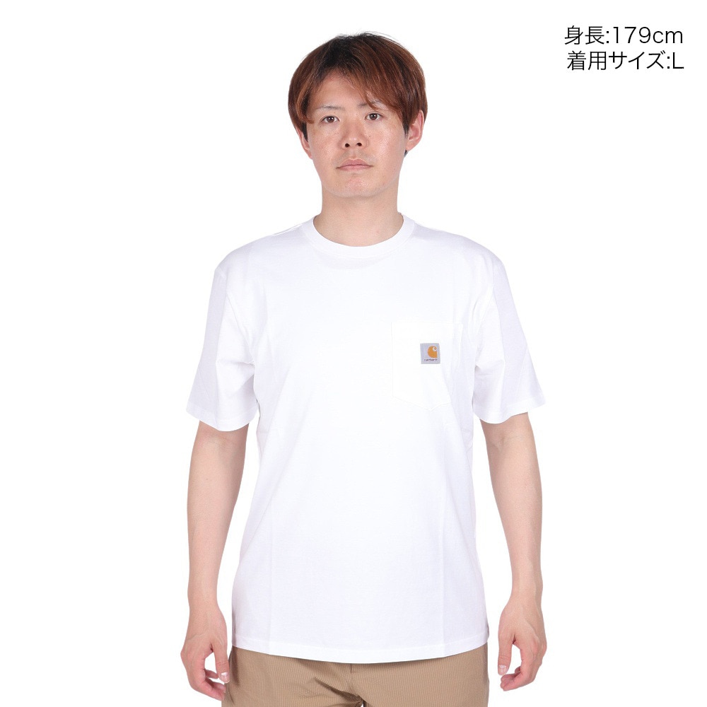 カーハート（CARHARTT）（メンズ）ショートスリーブ ポケット Tシャツ I03043402XX