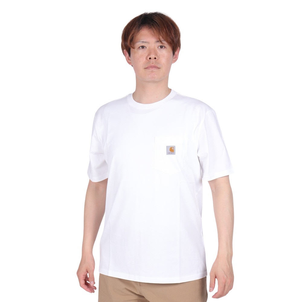 カーハート（CARHARTT）（メンズ）ショートスリーブ ポケット Tシャツ I03043402XX