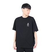 (メンズ)SILAS×MAW MikeL 半袖Tシャツ 110242011001-BLACK