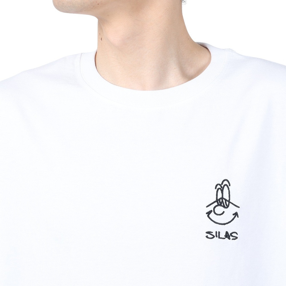 サイラス（SILAS）（メンズ）SILAS×MAW MikeL 半袖Tシャツ 110242011001-WHITE