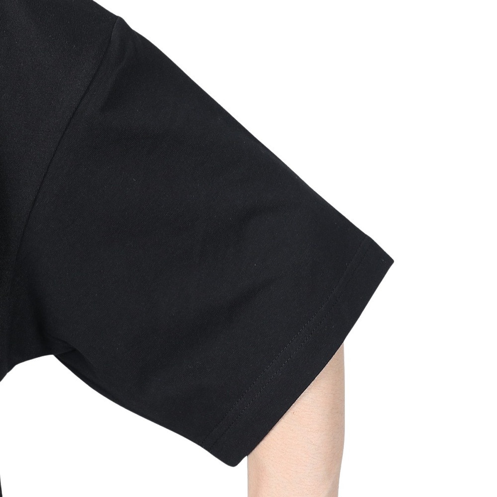 サイラス（SILAS）（メンズ）ベーシックロゴ ワイド 半袖Tシャツ 110242011014-BLACK