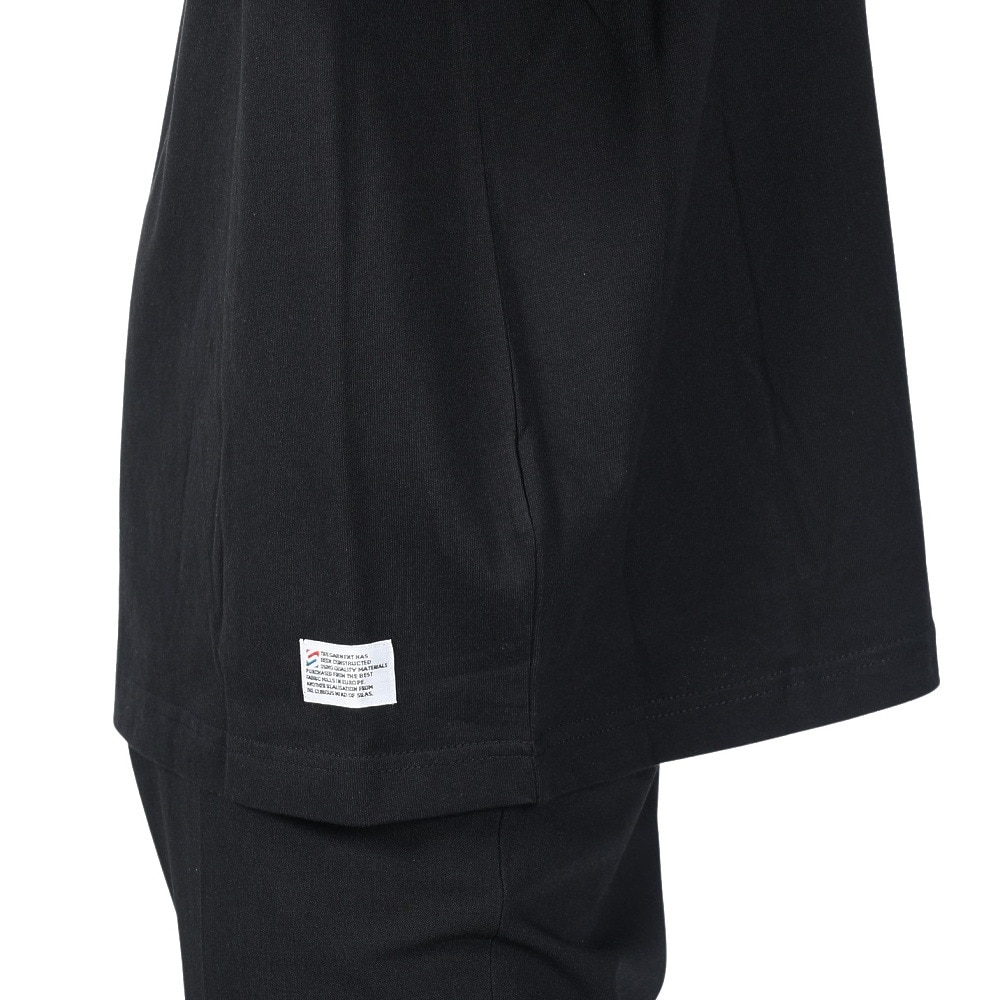 サイラス（SILAS）（メンズ）ベーシックロゴ ワイド 半袖Tシャツ 110242011014-BLACK
