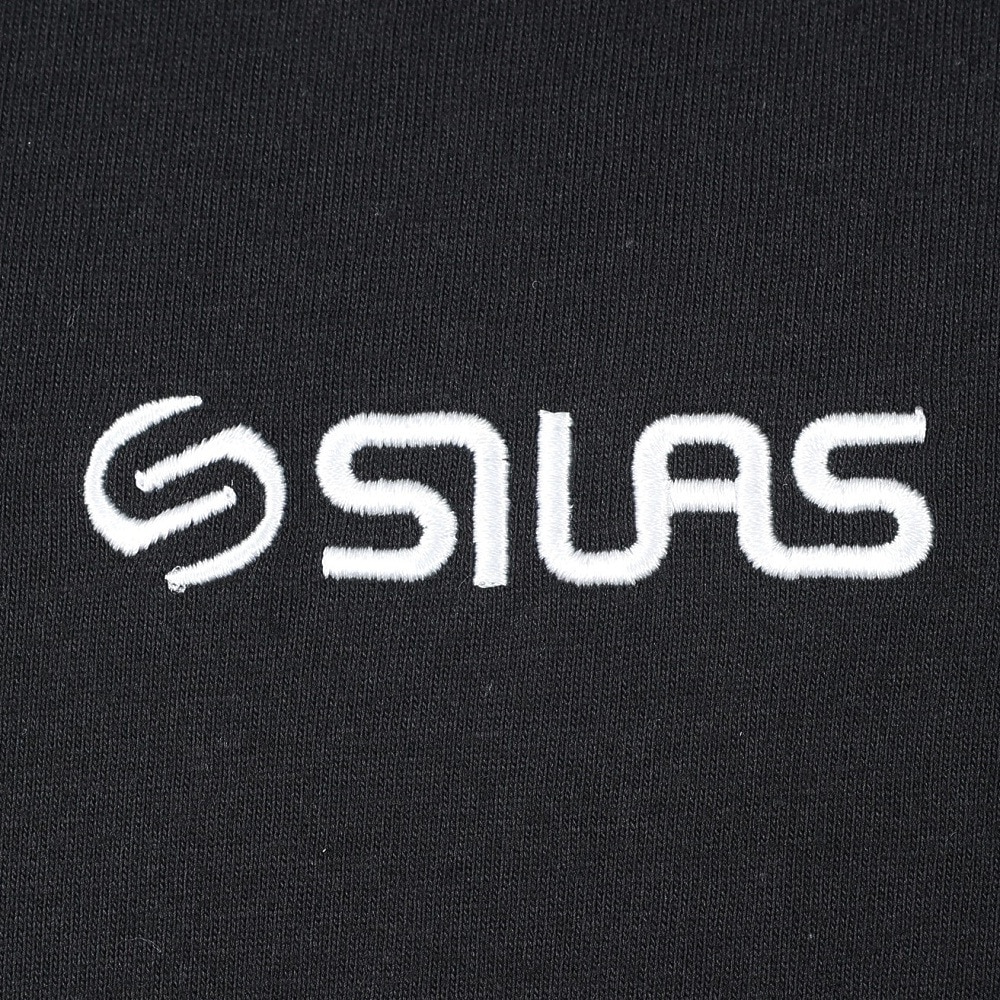 サイラス（SILAS）（メンズ）ベーシックロゴ ワイド 半袖Tシャツ 110242011014-BLACK