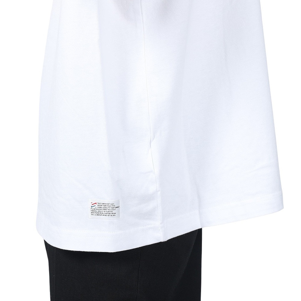 サイラス（SILAS）（メンズ）ベーシックロゴ ワイド 半袖Tシャツ 110242011014-WHITE