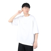 (メンズ)ベーシックロゴ ワイド 半袖Tシャツ 110242011014-WHITE