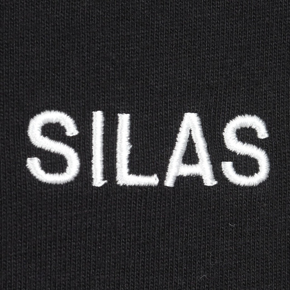 サイラス（SILAS）（メンズ）CIRCLE ロゴ ワイド ショートスリーブ Tシャツ 110242011015-BLACK