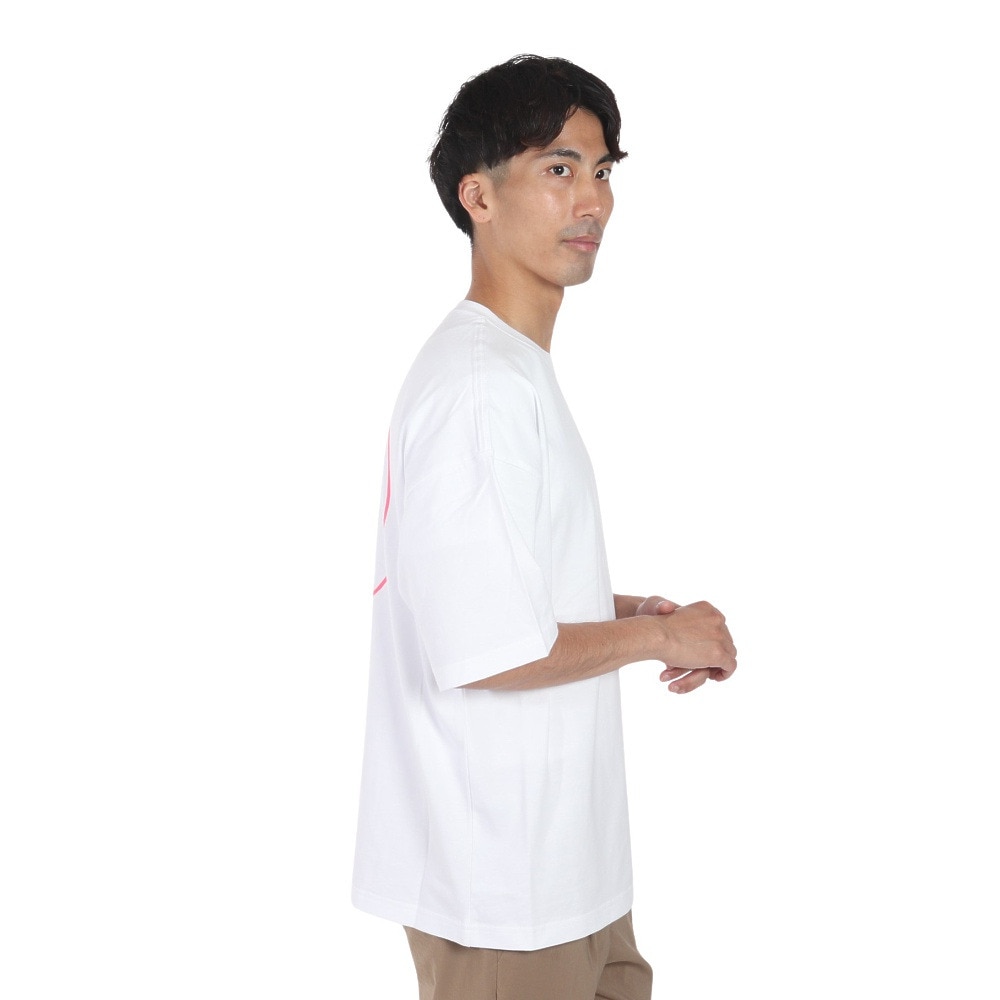 サイラス（SILAS）（メンズ）CIRCLE ロゴ ワイド ショートスリーブ Tシャツ 110242011015-PINK
