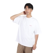 (メンズ)CIRCLE ロゴ ワイド ショートスリーブ Tシャツ 110242011015-PINK