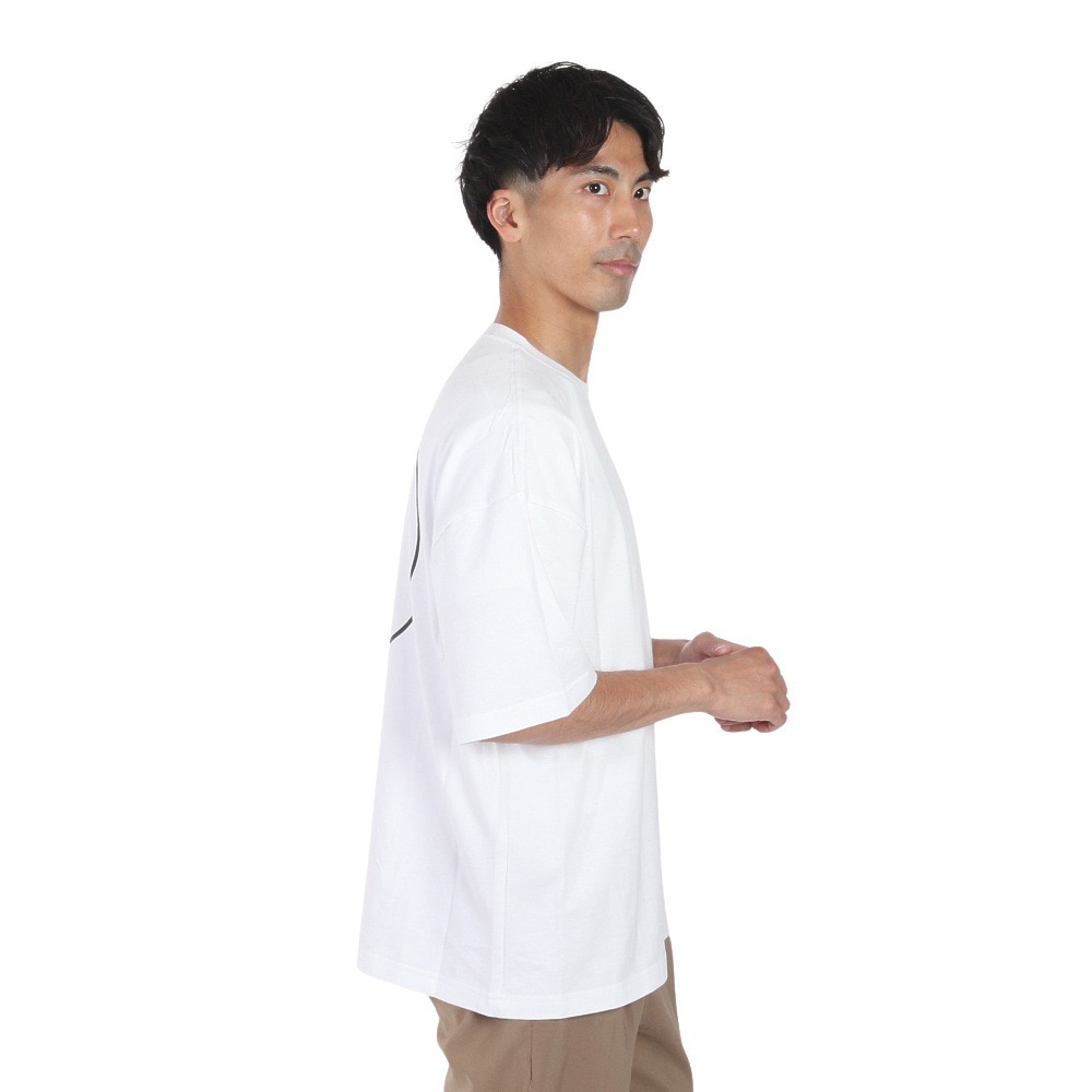 サイラス（SILAS）（メンズ）CIRCLE ロゴ ワイド ショートスリーブ Tシャツ 110242011015-WHITE