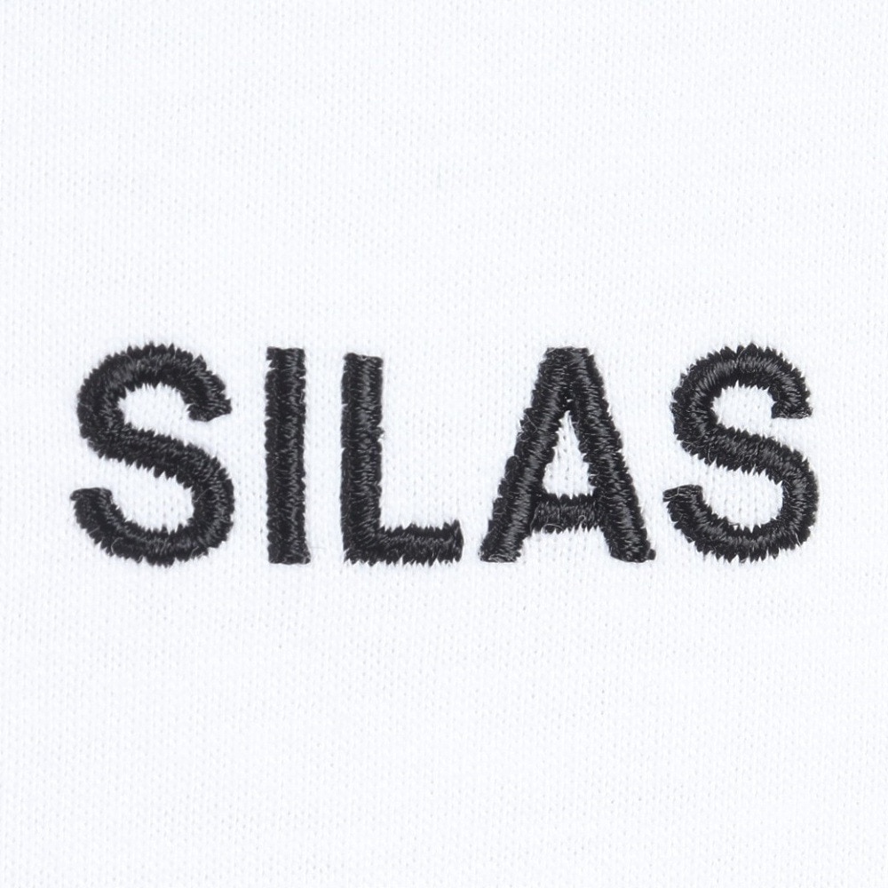 サイラス（SILAS）（メンズ）CIRCLE ロゴ ワイド ショートスリーブ Tシャツ 110242011015-WHITE