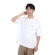 (メンズ)CIRCLE ロゴ ワイド ショートスリーブ Tシャツ 110242011015-WHITE