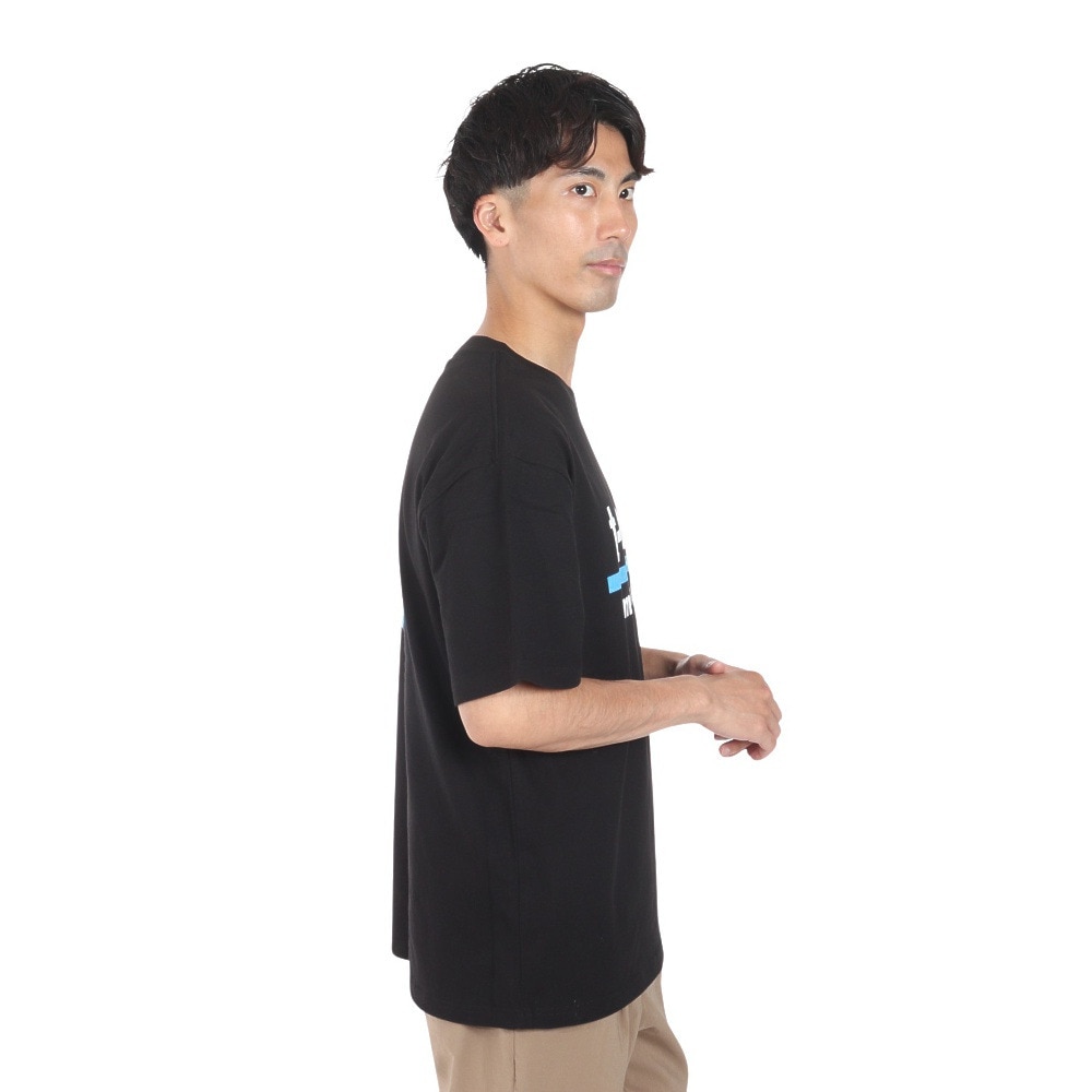 サイラス（SILAS）（メンズ）SILAS×PiL ロゴ ミディアム ショートスリーブ Tシャツ 110242011017-BLACK