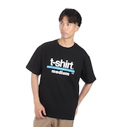 (メンズ)SILAS×PiL ロゴ ミディアム ショートスリーブ Tシャツ 110242011017-BLACK