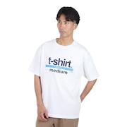 (メンズ)SILAS×PiL ロゴ ミディアム ショートスリーブ Tシャツ 110242011017-WHITE