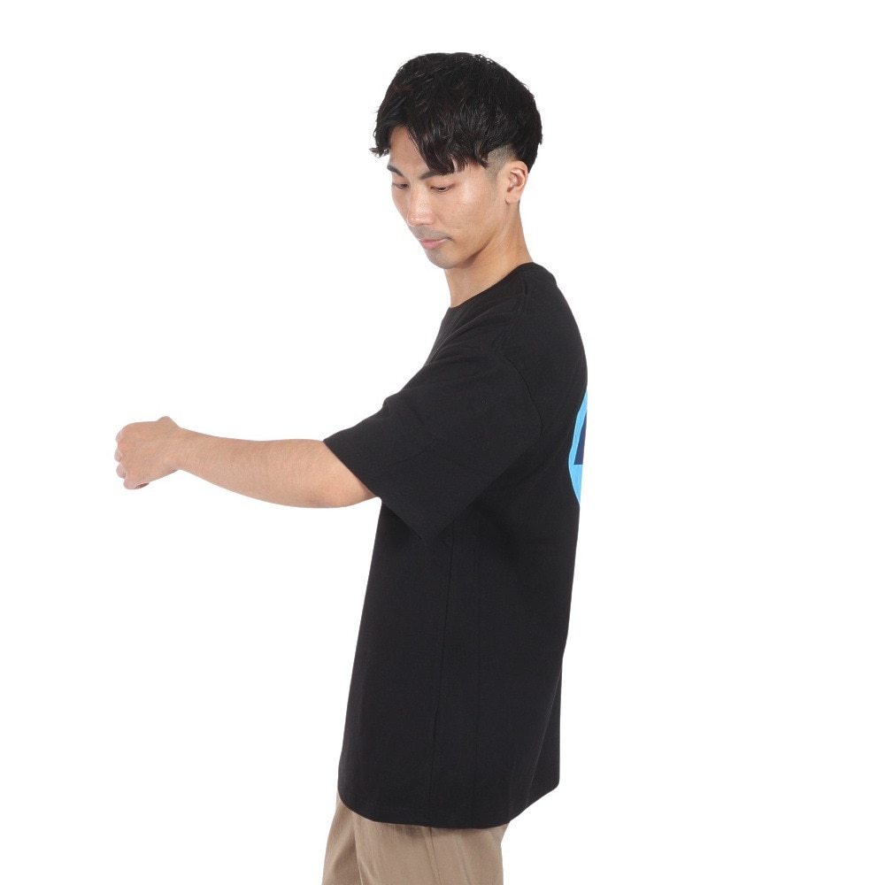 サイラス（SILAS）（メンズ）SILAS×PiL ロゴ ラージ ショートスリーブ Tシャツ 110242011018-BLACK