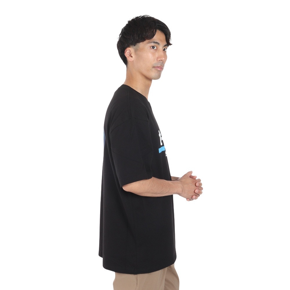 サイラス（SILAS）（メンズ）SILAS×PiL ロゴ ラージ ショートスリーブ Tシャツ 110242011018-BLACK