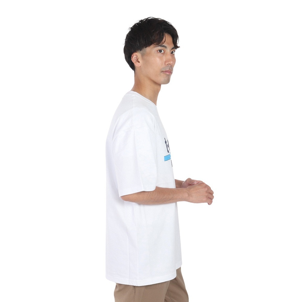 サイラス（SILAS）（メンズ）SILAS×PiL ロゴ ラージ ショートスリーブ Tシャツ 110242011018-WHITE