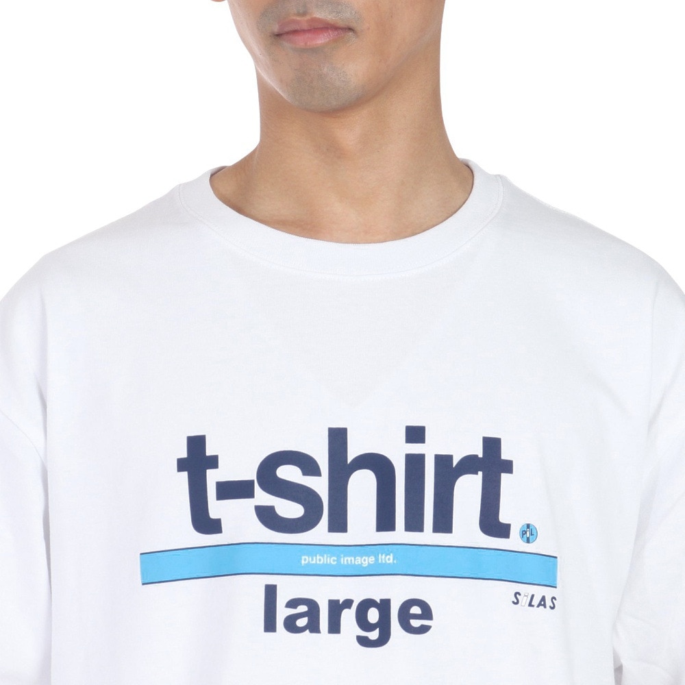サイラス（SILAS）（メンズ）SILAS×PiL ロゴ ラージ ショートスリーブ Tシャツ 110242011018-WHITE