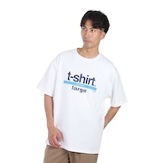 (メンズ)SILAS×PiL ロゴ ラージ ショートスリーブ Tシャツ 110242011018-WHITE