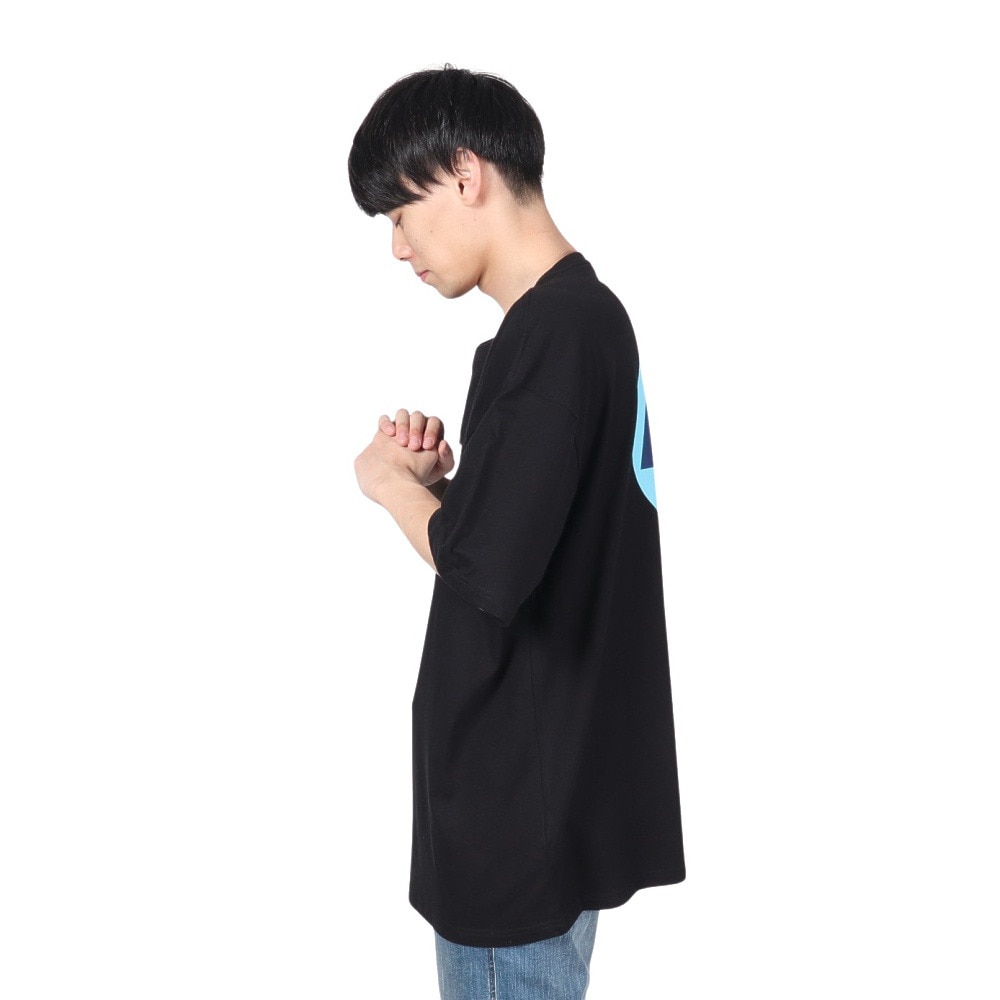 サイラス（SILAS）（メンズ）SILAS×PiL ロゴ X-LARGE ショートスリーブ Tシャツ 110242011019-BLACK
