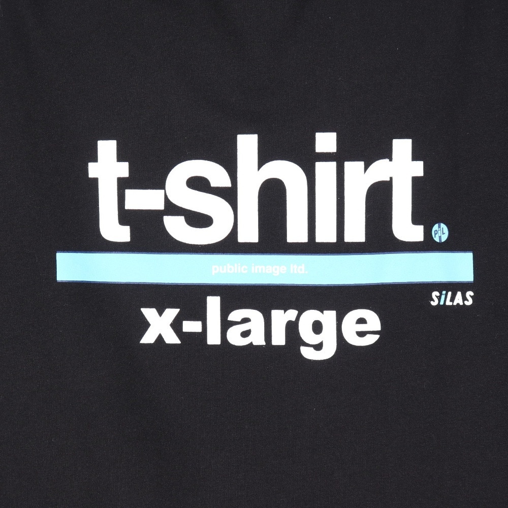 サイラス（SILAS）（メンズ）SILAS×PiL ロゴ X-LARGE ショートスリーブ Tシャツ 110242011019-BLACK