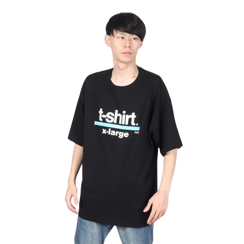 サイラス（SILAS）（メンズ）SILAS×PiL ロゴ X-LARGE ショートスリーブ Tシャツ 110242011019-BLACK