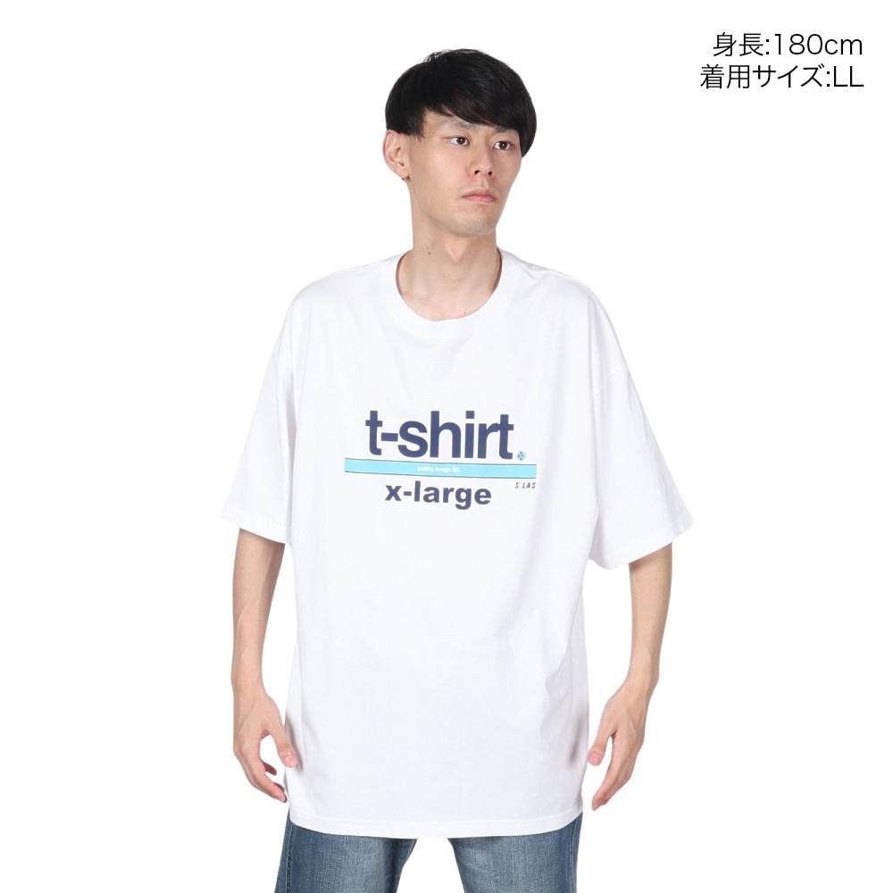 サイラス（SILAS）（メンズ）SILAS×PiL ロゴ X-LARGE ショートスリーブ Tシャツ 110242011019-WHITE