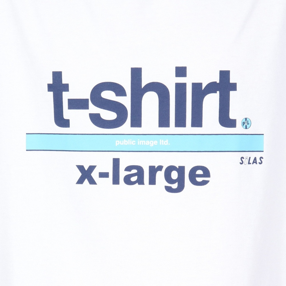 サイラス（SILAS）（メンズ）SILAS×PiL ロゴ X-LARGE ショートスリーブ Tシャツ 110242011019-WHITE