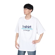 (メンズ)SILAS×PiL ロゴ X-LARGE ショートスリーブ Tシャツ 110242011019-WHITE