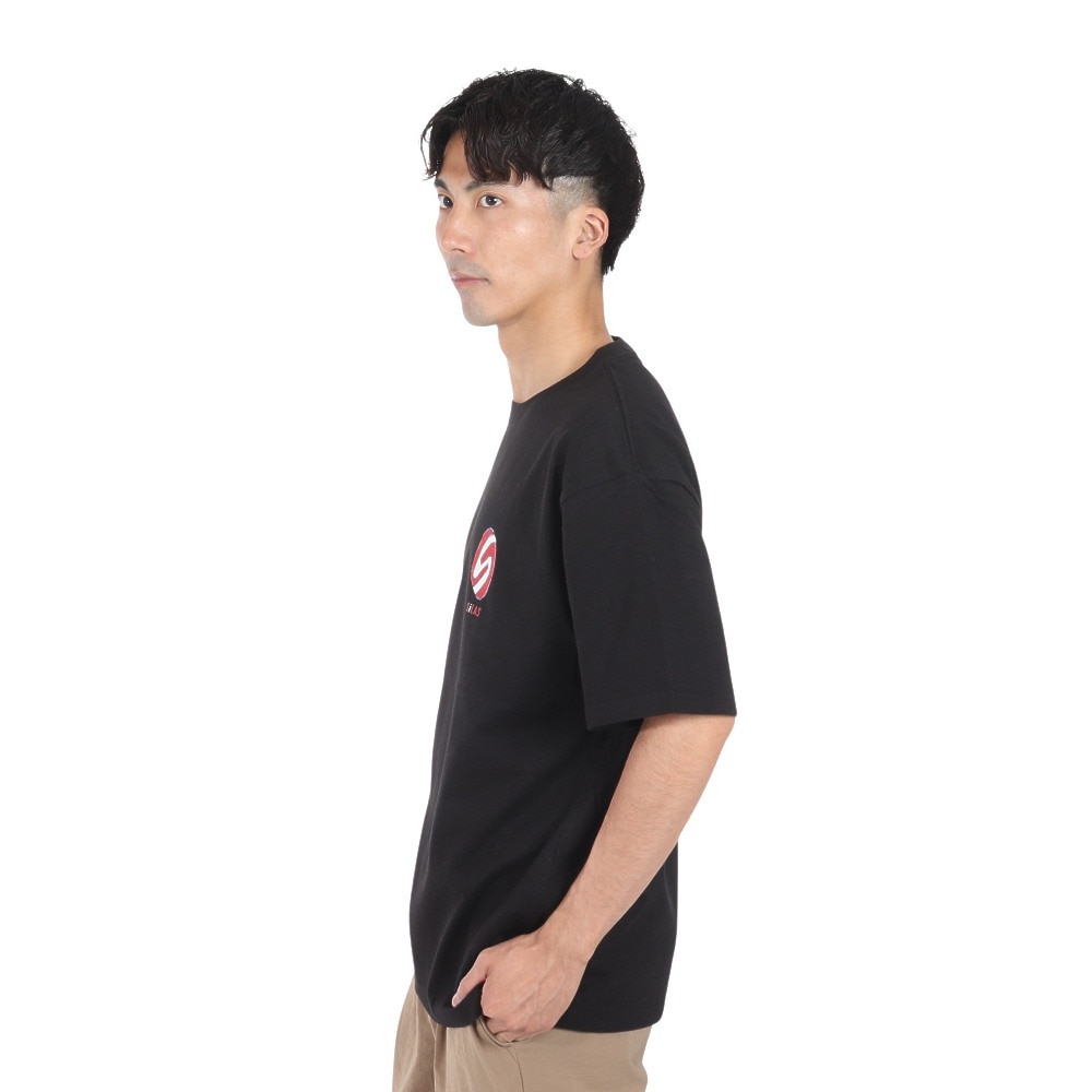 サイラス（SILAS）（メンズ）SILAS×PiL グラフィック ショートスリーブ Tシャツ 110242011020-BLACK