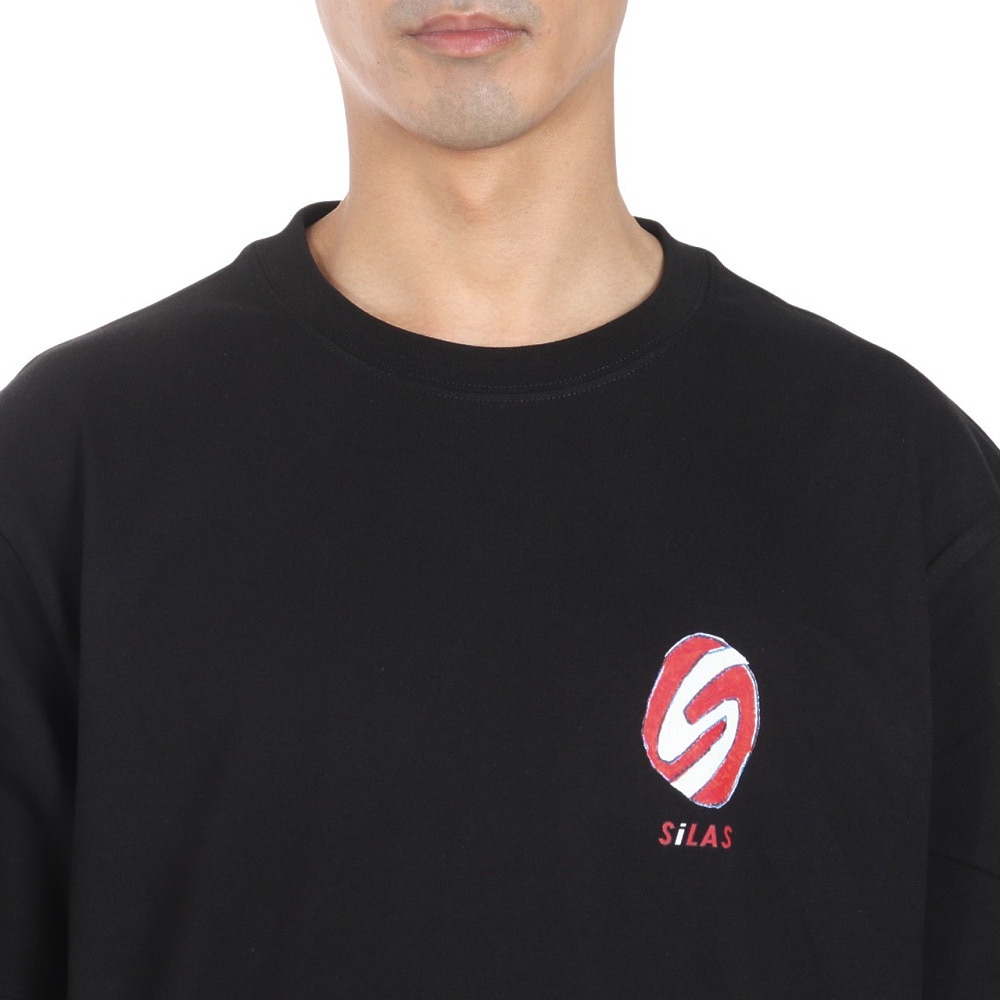 サイラス（SILAS）（メンズ）SILAS×PiL グラフィック ショートスリーブ Tシャツ 110242011020-BLACK