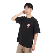 (メンズ)SILAS×PiL グラフィック ショートスリーブ Tシャツ 110242011020-BLACK