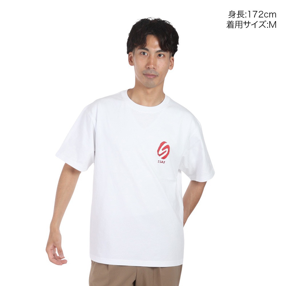 サイラス（SILAS）（メンズ）SILAS×PiL グラフィック ショートスリーブ Tシャツ 110242011020-WHITE