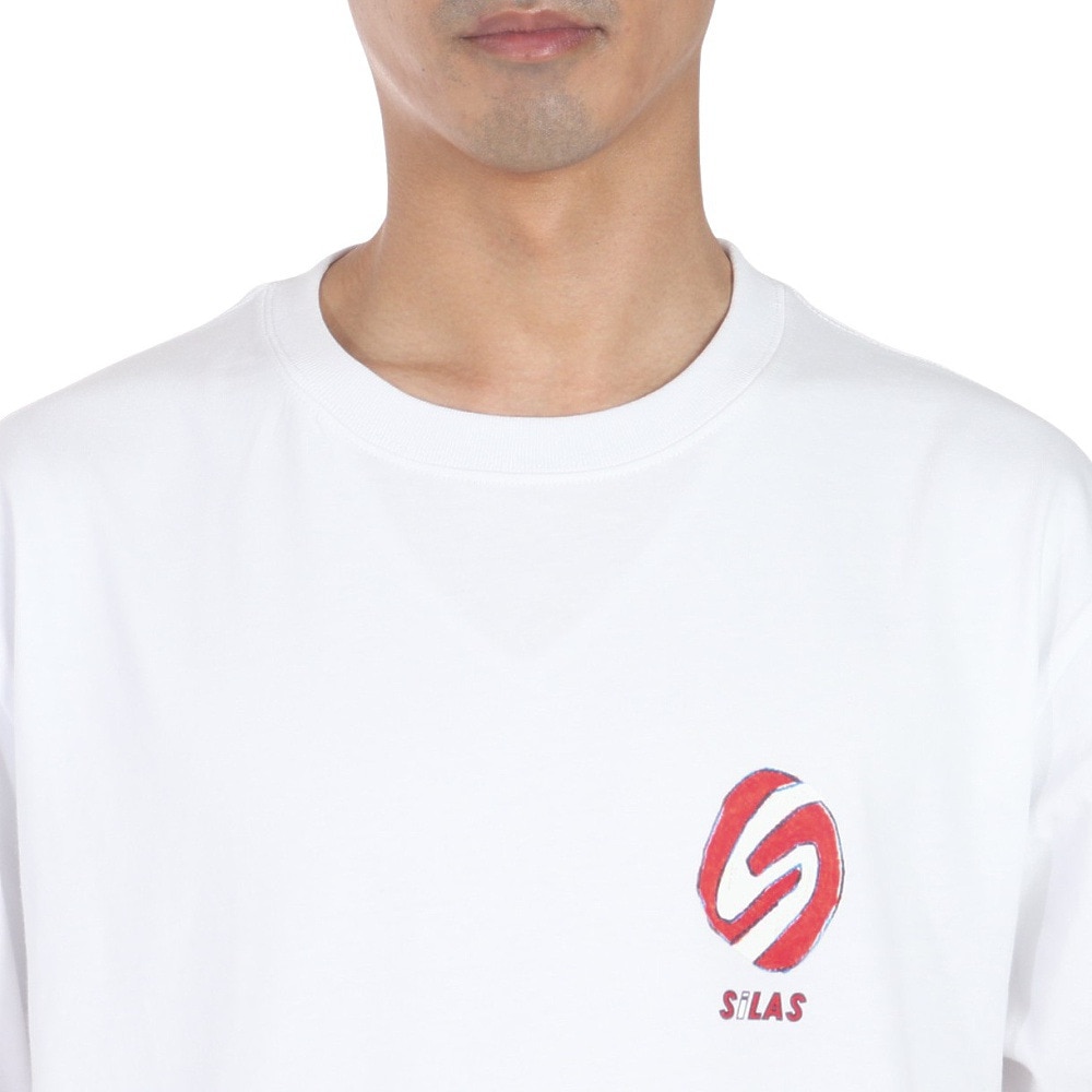 サイラス（SILAS）（メンズ）SILAS×PiL グラフィック ショートスリーブ Tシャツ 110242011020-WHITE