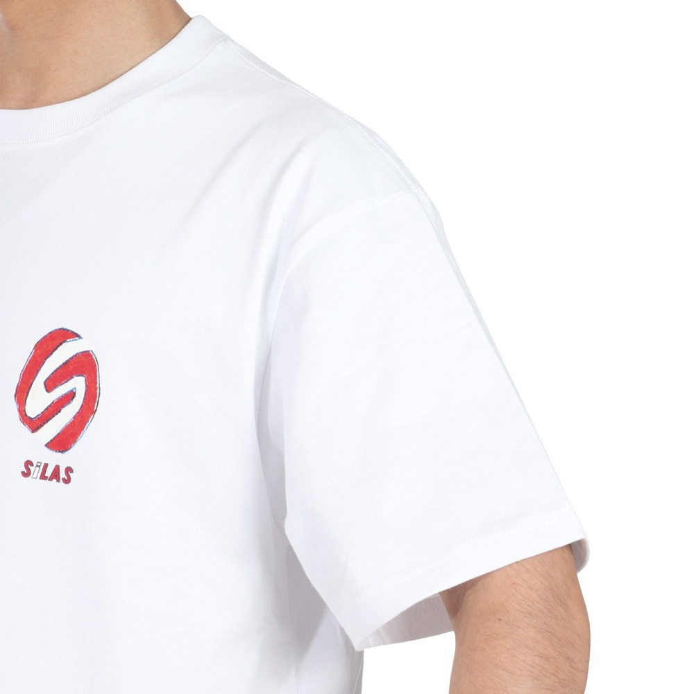 サイラス（SILAS）（メンズ）SILAS×PiL グラフィック ショートスリーブ Tシャツ 110242011020-WHITE