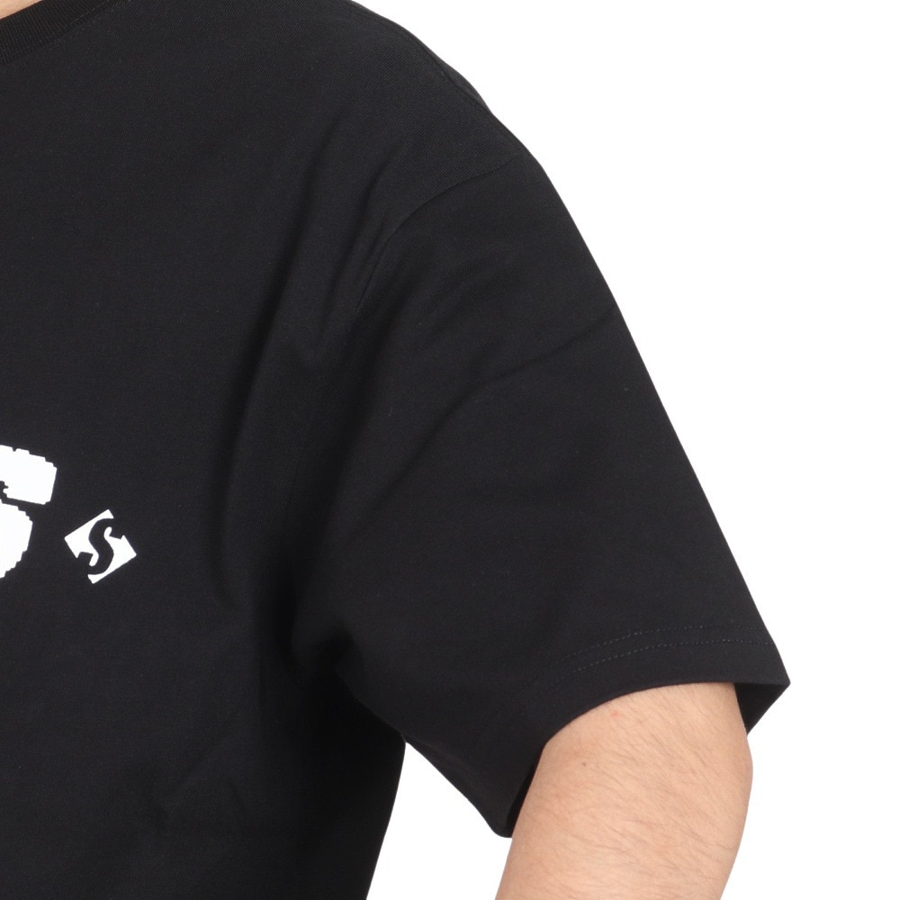 サイラス（SILAS）（メンズ）DEFECTIVE PIXEL ショートスリーブ Tシャツ 110242011034-BLACK
