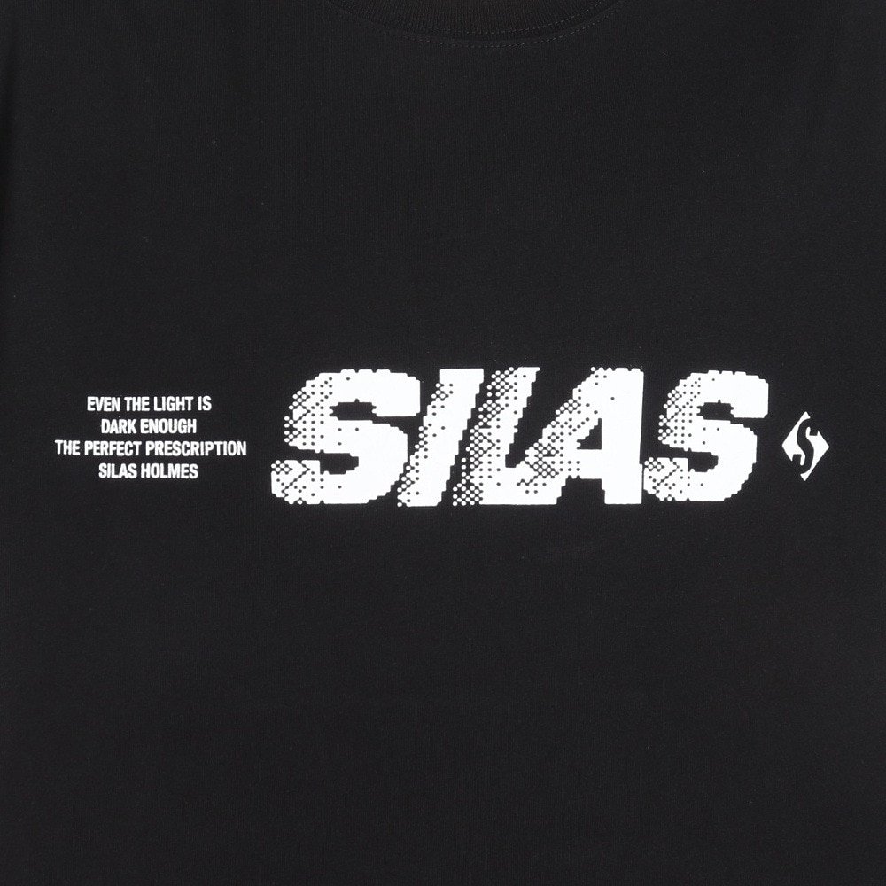サイラス（SILAS）（メンズ）DEFECTIVE PIXEL ショートスリーブ Tシャツ 110242011034-BLACK