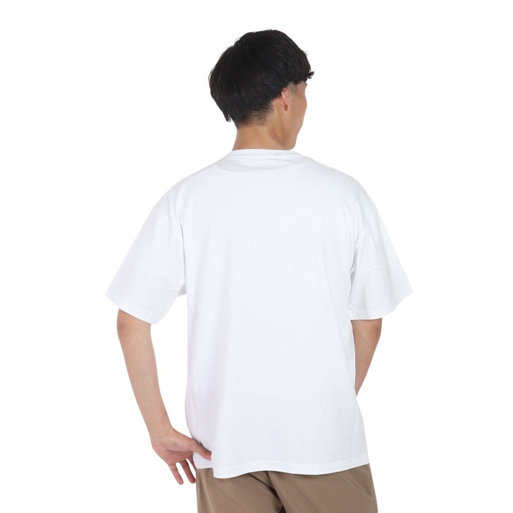 サイラス（SILAS）（メンズ）DEFECTIVE PIXEL ショートスリーブ Tシャツ 110242011034-WHITE