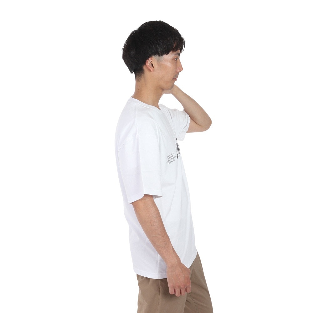 サイラス（SILAS）（メンズ）DEFECTIVE PIXEL ショートスリーブ Tシャツ 110242011034-WHITE