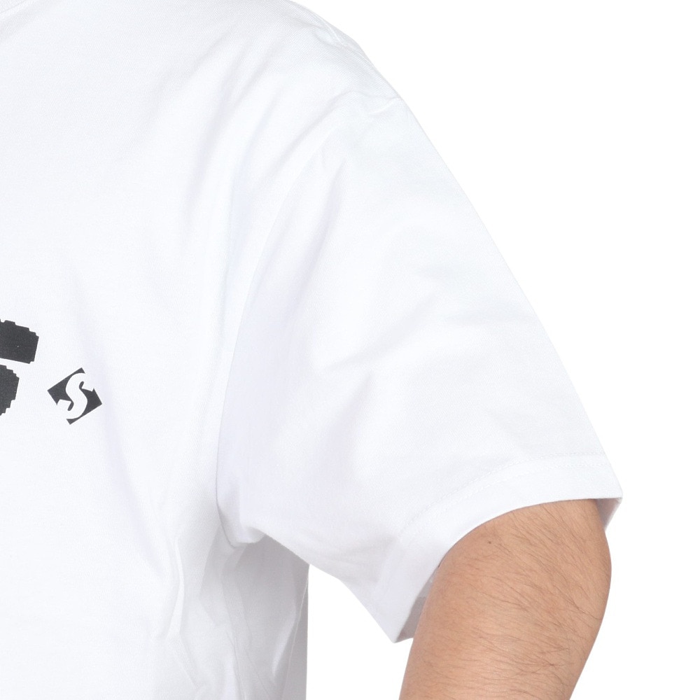 サイラス（SILAS）（メンズ）DEFECTIVE PIXEL ショートスリーブ Tシャツ 110242011034-WHITE