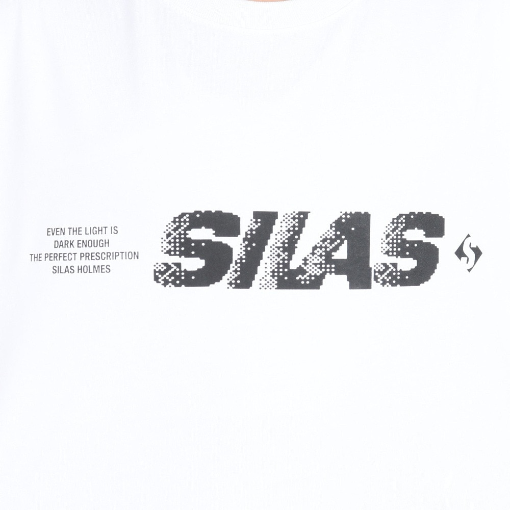 サイラス（SILAS）（メンズ）DEFECTIVE PIXEL ショートスリーブ Tシャツ 110242011034-WHITE