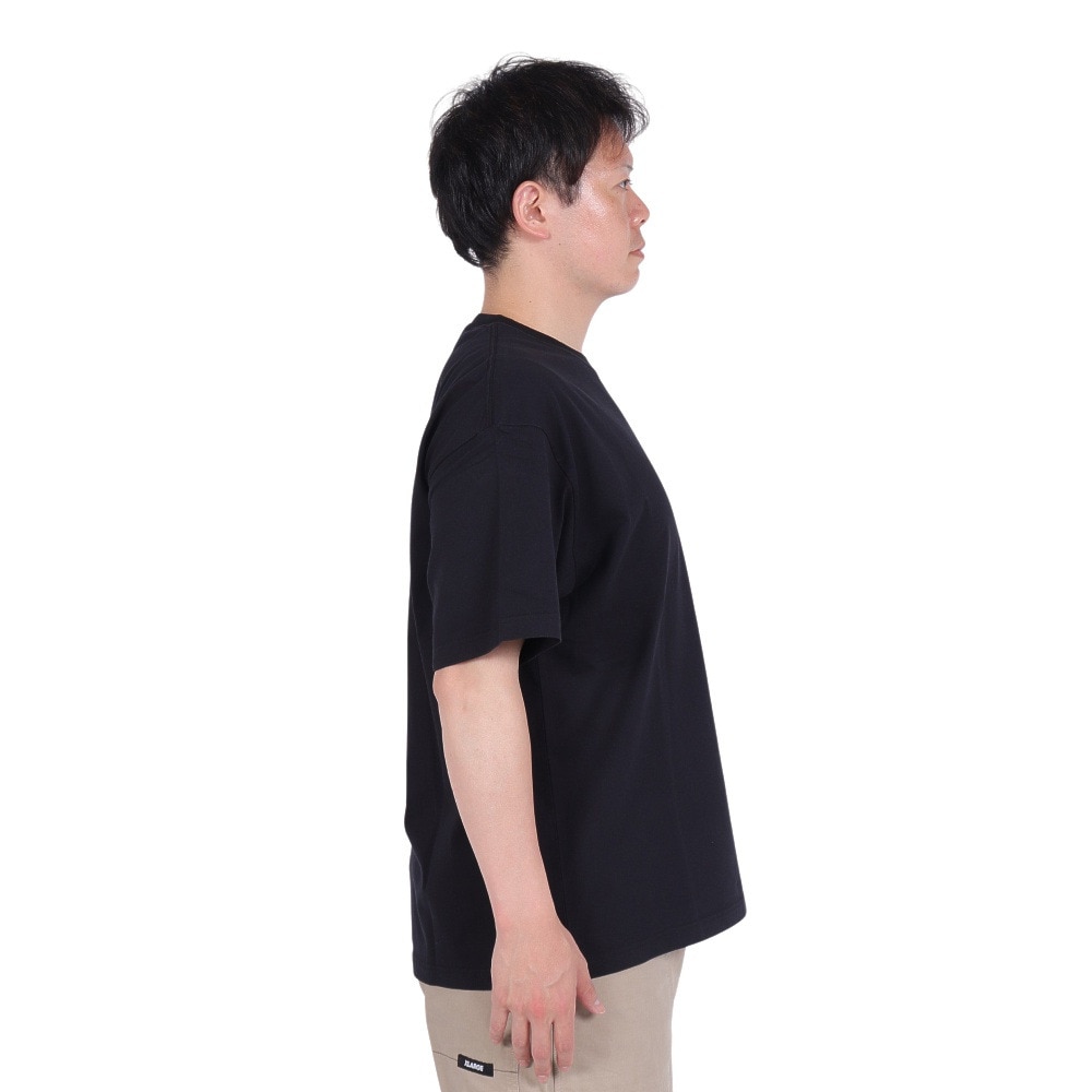 エクストララージ（XLARGE）（メンズ）SLANTED OG ショートスリーブ ポケット Tシャツ 101242011004-BLACK
