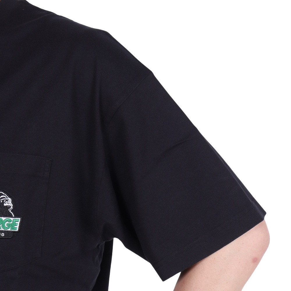 エクストララージ（XLARGE）（メンズ）SLANTED OG ショートスリーブ ポケット Tシャツ 101242011004-BLACK